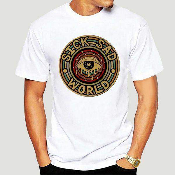 

sick sad world crying eye vintage men black t shirt custom printed 100% cotton t-shirts s 4xl-2826d sport hooded sweatshirt hoodie