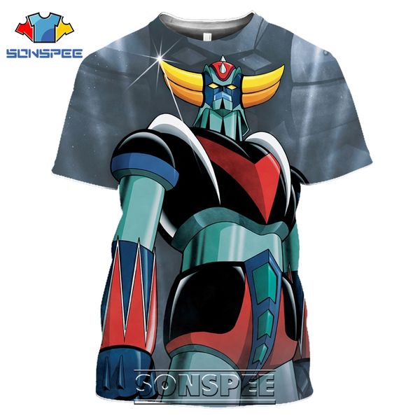 

goldorak vintage anime 3d print shirts comics plus size oversized men clothing