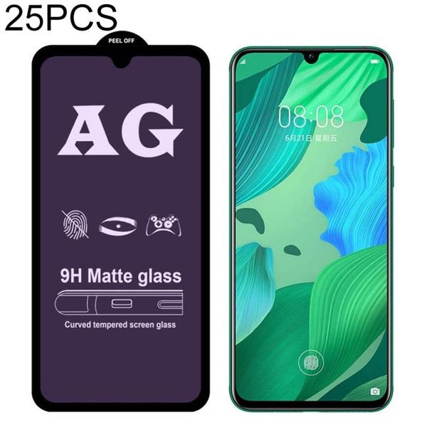 

25 pcs ag matte anti blue light full cover tempered glass for huawei y9 prime