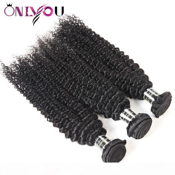 

brazilian kinky curly human hair extensions 3 4 bundles kinky curly weaves lace closure 9a unprocessed brazilian hair bundles with closure, Black;brown