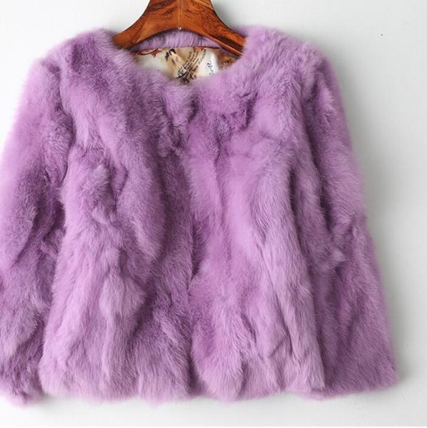 

women's fur & faux multi-color large size warm imitation coat female short korean version self-cultivation wild, Black