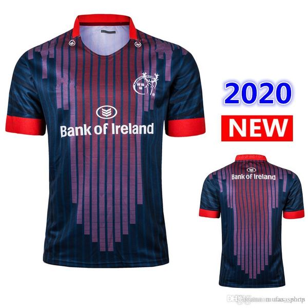 

2020 munsters home alternate jersey muenster city super rugby jerseys league shirt, Black;gray