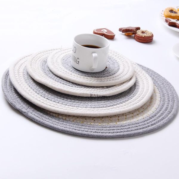 

home mat design table insulation pad round placemats cotton table mats kitchen accessories decoration home pad coaster bbymwe lipper