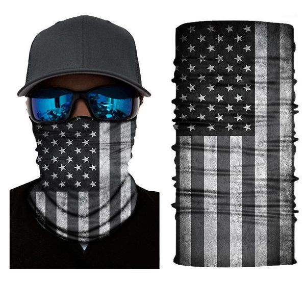 Radfahren Caps Masken Männer Motorrad Sturmhaube Kopf Schals Outdoor Winddicht Sport Stirnband Hals Gamasche Nationalflagge Magie Schal Bandana1