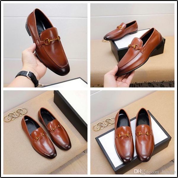 

mf luxury brands men's oxford brogues shoes genuine leather black brown pointed toe lace up wedding business men dress formal shoes 22