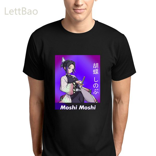 

забавный tshirt demon slayer аниме moshi moshi printed one piece луффи harajuku мужской корейский панк спорта толстовка с капюшоном толстовк