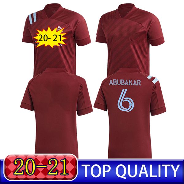 

2020 2021 colorado soccer jersey rapids benezet namli football shirt abubakar shinyashiki high-quality + kids kit football shirt, Black;yellow