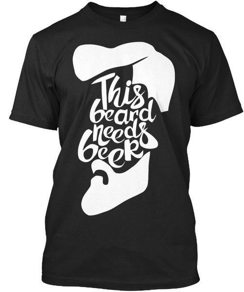 

sport 2019 summer casual t-shirt hipster fractal pattern tees this beard needs beer - beek stylisches t-shirtkorean t-shirts