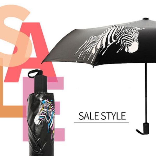 

colour changing umbrella cute matic sun parasol fashion sunny rainy umbrella three folding 8k windproof umbrella outdoors bbypjo lipper