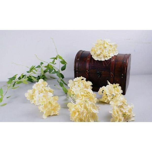 

new design artificial silk hydrangea flower head wedding bouquet decoration or diy production backdrop with jlldje ladyshome
