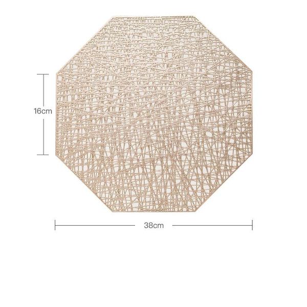 

table mat diameter hollow round insulation non slip table place mat coaster pvc kitchen bowl pads placemat for dining table wmtbwz mywjqq