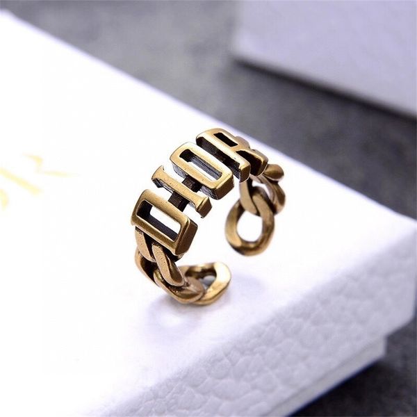 

open ring female curve design personalized gold cool wind geometric, Silver