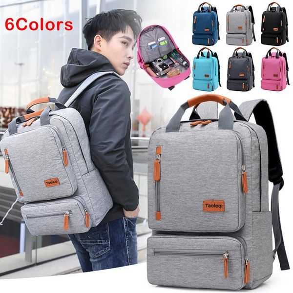

litthing men's backpack casual business notebook backpack light 15.6-inch lapanti theft travel rucksack