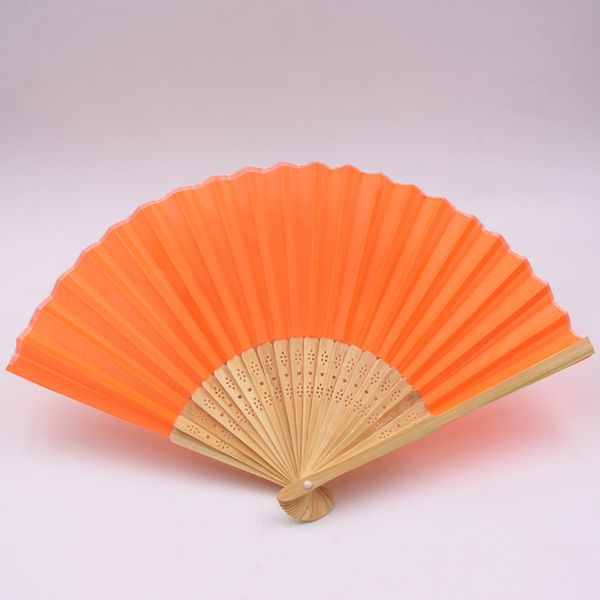 

hand held fan wedding favor gift luxurious silk folding dance party decoration folding hand held solid color fan groups gifts 36 p2