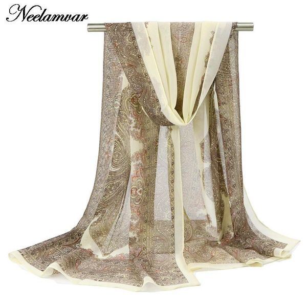 

scarves chinese style colorful chiffon scarf women autumn elegant outdoor attractive fashion ladies and shawls, Blue;gray