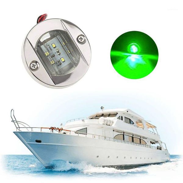 

2020 new 1pc dc 12v led round stainless steel transom boat light -boat/yacht/marine/stern1