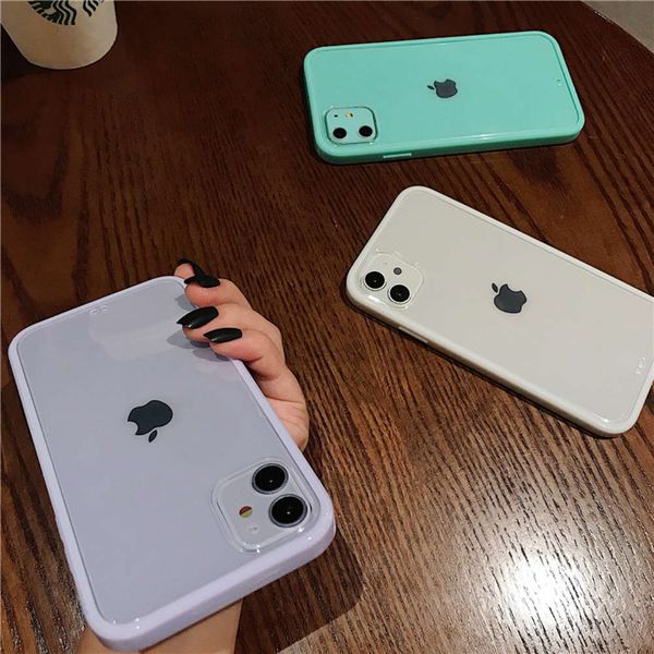

suitable for 's 12promax mobile phone case with straight edge and transparent frame, vip 11 all inclusive new vip exr lovers se4fre