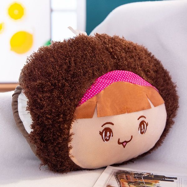 

wholesale lovely plush animals pillow soft stuffed hand warmer