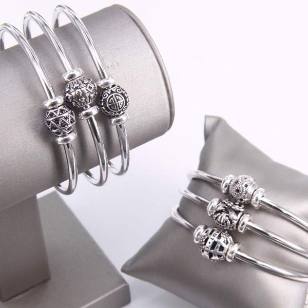 

charm bracelets hemiston scorpion beads carrier bangles fit trendy glam fashion jewelry gift for women bijoux femme1, Golden;silver