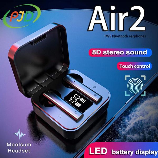 

pjd sports running earphones tws wireless bluetooth earphones pk air 2 se airdots mi pro 2 noise reduction earbuds for