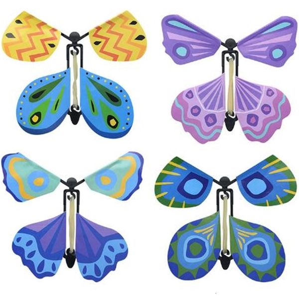 

new flying change with empty hands om butterfly props magic tricks cca6799 1000pcs