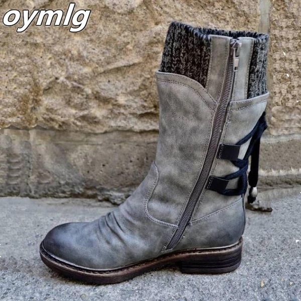 

2020 горячих новой осень ранней зима обуви женщина плоской пятки ботинок способ вязания лоскутных женщины сапоги женщина голеностопный botas, Black