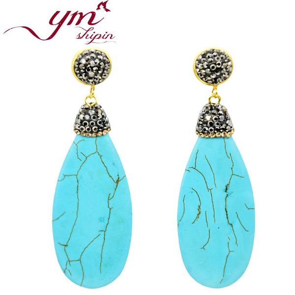 

ymshipin new long earrings geometric big water drop earrings for women jewelry 2020 trendy wedding party jewelry number:eh0103, Silver