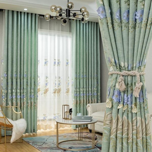 

curtain & drapes curtains relief european fot living room and for bedroom shading embroidered