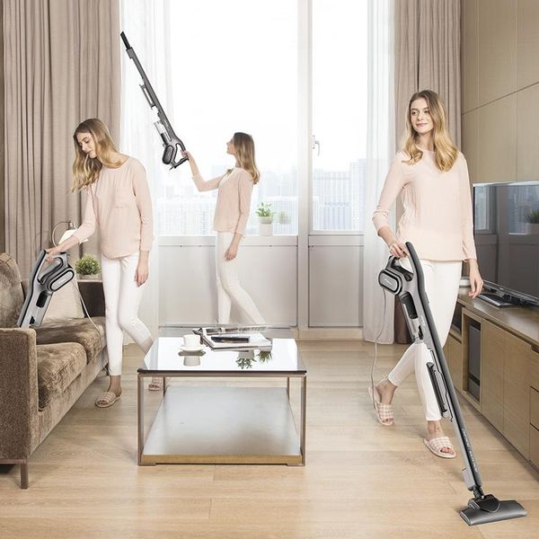 

deerma vacuum cleaner hand held home strength dust collector home aspirator dx700s sweeping machine