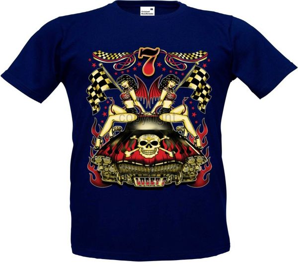 

navy shirt rod us car &amp' 50 stylemotiv model lucky 7 babes sport hooded sweatshirt hoodie