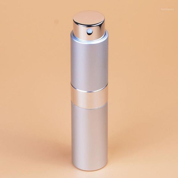 

portable mini refillable atomizer replaceable spray perfume bottle aluminum pump travel size cosmetic glass empty rotation type1