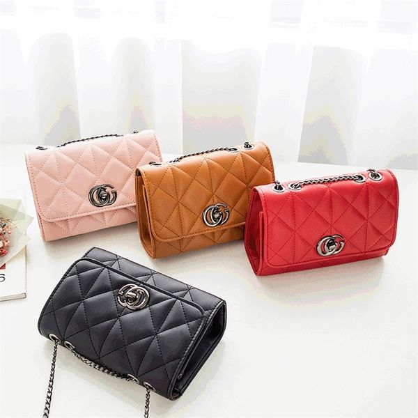 

72% off single shoulder female new chain korean cg lock small square bag fashion versatile messenger bag
