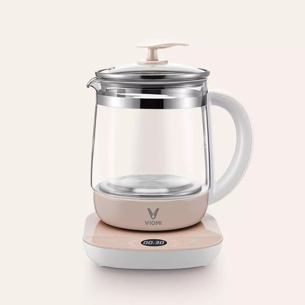 

viomi health electric kettle 1.5l multifunction timing insulation cooking kettle glass electric soup tea pot water kettle
