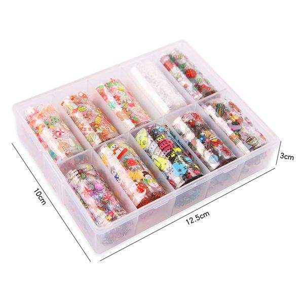 

sky paper christmas set art sticker starry foil transfer rolls nail accessories