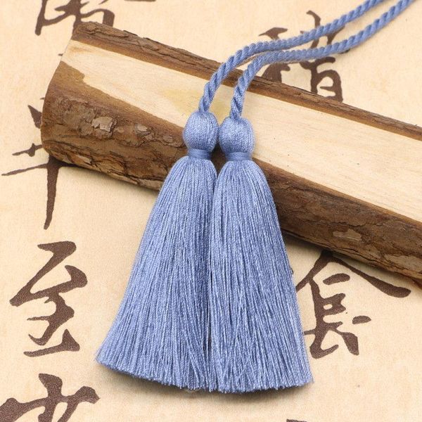 

5pcs multicolor polyester cotton two head rope tape tassels home textile curtain clothing pendant craft tassels diy decoration h qylgng