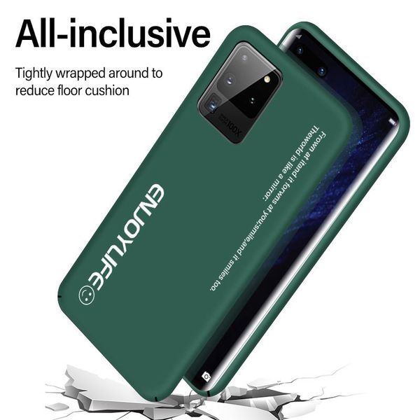 

ультра-тонкий красочный матовый жесткий пк телефон чехол для samsung galaxy s20 s10 e 5g s9 примечание 20 10 9 plus симпатичные противоударн