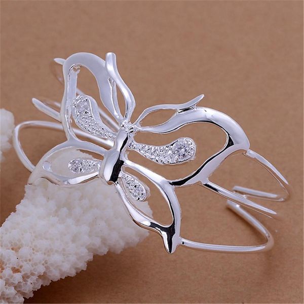 

fashion retro silver color jewelry classic personality women crystal butterfly bracelet fashion retro online h sqcilj, Black