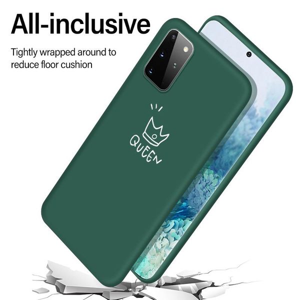 

ультра-тонкий красочный матовый жесткий пк телефон чехол для samsung galaxy s20 s10 e 5g s9 s8 примечание 20 10 9 8 plus bbytrm bwkf