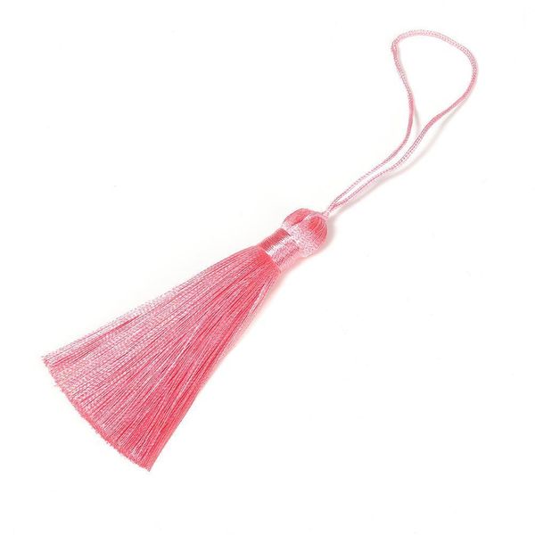 

10pcs tassel brush pendant accessories for diy earrings jewelry making 8cm silk satin tassel handmade crafts findings supplier h sqcfff