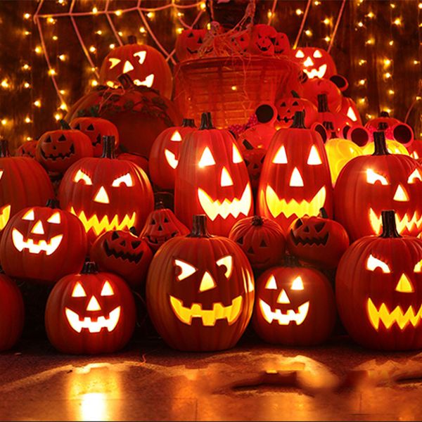 

light lamp creative home led props bar horror citrouilles halloween pumpkin lantern decor