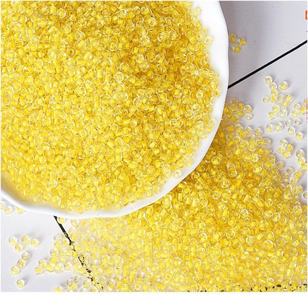 

colored czech diy handmade glass beads, children's bracelets, necklace accessories 3 mm * 500 pieces / 2 mm * 100 bbyozq