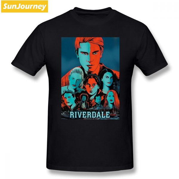 

riverdale tv show men t shirt hipster car-styling big size cotton crewneck short sleeve custom men's shirts sport hooded sweatshirt hoo