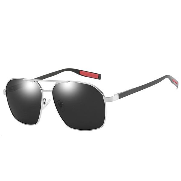 

sunglasses high-end men's box sunglasses new men's color sunglasses polarized europe and the united states personality large box g, White;black
