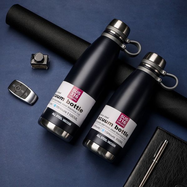 

new cross-border insulation cup 316 stainless steel sports kettle outdoor hand touch coca cup outdoor sports thermos bottle