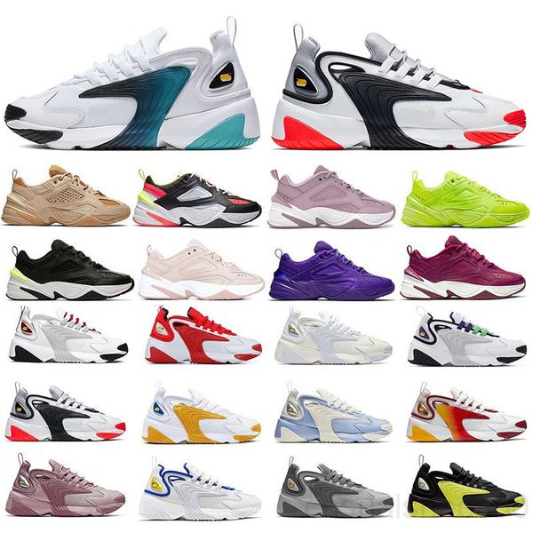 

new arrive wolf grey casual shoes m2k zoom tekno mens womens black volt rush pink royal blue creamy white sneakers shoe ju9k