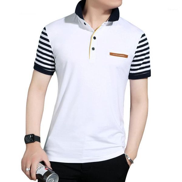 

pevsn new mens shirt fake pocket trend slim fit short sleeve 95%cotton mens clothing summer men shirt 5xl,ya1091, White;black