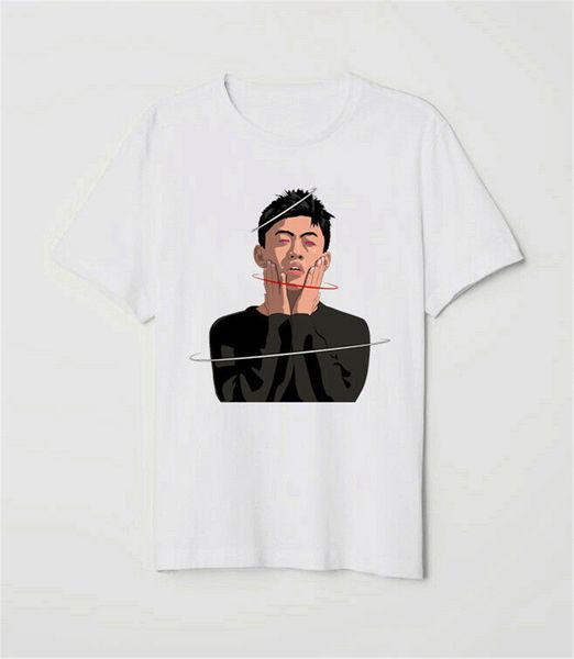 

самодовольного rich brian rich chigga 88rising white t-shirt размер s - 3xl популярного tagless tee shirt спорт толстовка с капюшоном толсто