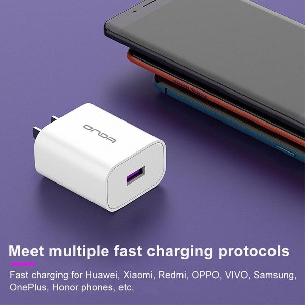 

onda a25 18w usb fast charging power adapter