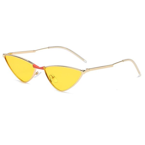 

2021 vintage cat eye sunglasses women retro small cat eye sun glasses brand designer eyewear for female, White;black