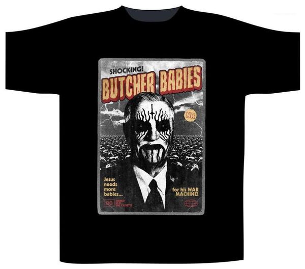 

butcher babies 'guerra machine' t-shirt - nu e originale1, White;black